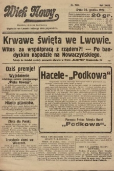 Wiek Nowy : popularny dziennik ilustrowany. 1927, nr 7954