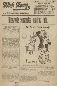Wiek Nowy : popularny dziennik ilustrowany. 1925, nr 7203