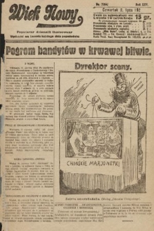 Wiek Nowy : popularny dziennik ilustrowany. 1925, nr 7204