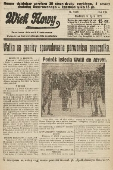 Wiek Nowy : popularny dziennik ilustrowany. 1925, nr 7207