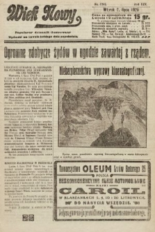 Wiek Nowy : popularny dziennik ilustrowany. 1925, nr 7208