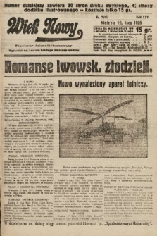 Wiek Nowy : popularny dziennik ilustrowany. 1925, nr 7213