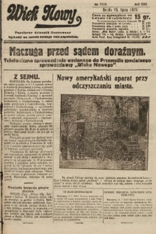 Wiek Nowy : popularny dziennik ilustrowany. 1925, nr 7215