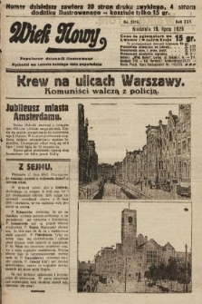 Wiek Nowy : popularny dziennik ilustrowany. 1925, nr 7219