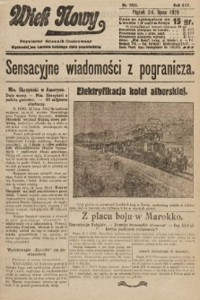 Wiek Nowy : popularny dziennik ilustrowany. 1925, nr 7223