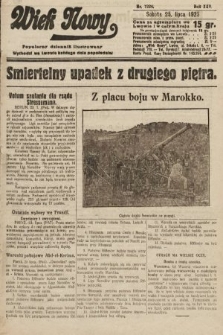 Wiek Nowy : popularny dziennik ilustrowany. 1925, nr 7224