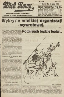 Wiek Nowy : popularny dziennik ilustrowany. 1925, nr 7238
