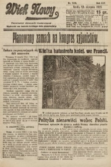 Wiek Nowy : popularny dziennik ilustrowany. 1925, nr 7239