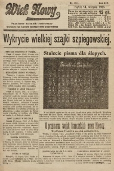 Wiek Nowy : popularny dziennik ilustrowany. 1925, nr 7241