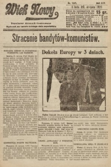 Wiek Nowy : popularny dziennik ilustrowany. 1925, nr 7247