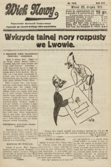 Wiek Nowy : popularny dziennik ilustrowany. 1925, nr 7249