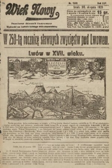 Wiek Nowy : popularny dziennik ilustrowany. 1925, nr 7250