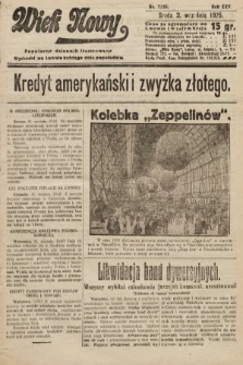 Wiek Nowy : popularny dziennik ilustrowany. 1925, nr 7256