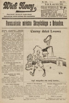Wiek Nowy : popularny dziennik ilustrowany. 1925, nr 7262