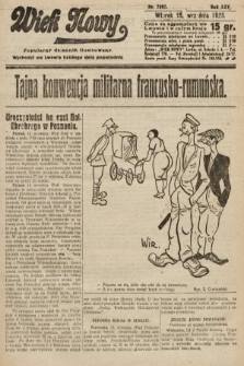Wiek Nowy : popularny dziennik ilustrowany. 1925, nr 7267