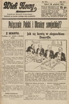 Wiek Nowy : popularny dziennik ilustrowany. 1925, nr 7271