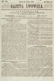 Gazeta Lwowska. 1862, nr 72