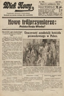 Wiek Nowy : popularny dziennik ilustrowany. 1925, nr 7282