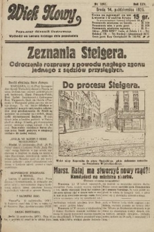 Wiek Nowy : popularny dziennik ilustrowany. 1925, nr 7292