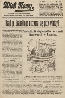Wiek Nowy : popularny dziennik ilustrowany. 1925, nr 7299
