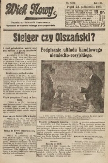 Wiek Nowy : popularny dziennik ilustrowany. 1925, nr 7300