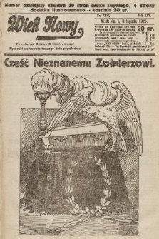 Wiek Nowy : popularny dziennik ilustrowany. 1925, nr 7308