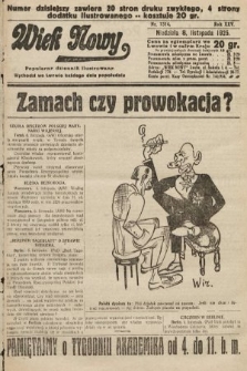 Wiek Nowy : popularny dziennik ilustrowany. 1925, nr 7314
