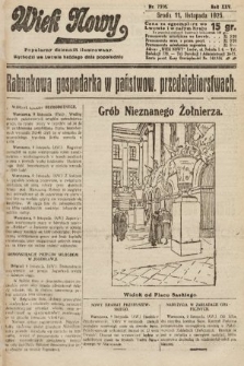 Wiek Nowy : popularny dziennik ilustrowany. 1925, nr 7316
