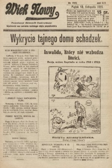 Wiek Nowy : popularny dziennik ilustrowany. 1925, nr 7318