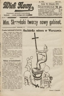 Wiek Nowy : popularny dziennik ilustrowany. 1925, nr 7322