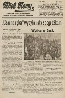 Wiek Nowy : popularny dziennik ilustrowany. 1925, nr 7334