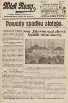 Wiek Nowy : popularny dziennik ilustrowany. 1925, nr 7335