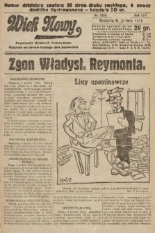 Wiek Nowy : popularny dziennik ilustrowany. 1925, nr 7338