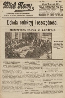 Wiek Nowy : popularny dziennik ilustrowany. 1925, nr 7344