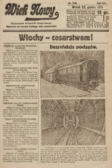 Wiek Nowy : popularny dziennik ilustrowany. 1925, nr 7350
