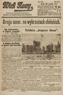 Wiek Nowy : popularny dziennik ilustrowany. 1925, nr 7355