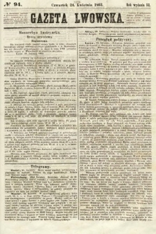 Gazeta Lwowska. 1862, nr 94