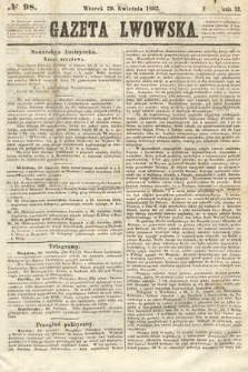 Gazeta Lwowska. 1862, nr 98