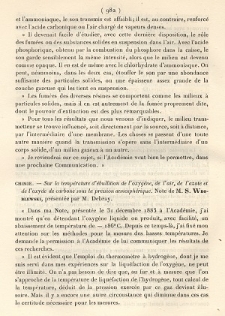 Sur la température d'ébullition de l'oxygène, de l'air, de l'azote et de l'oxyde de carbone sous la pression atmosphérique