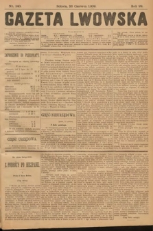 Gazeta Lwowska. 1909, nr 143