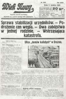 Wiek Nowy : popularny dziennik ilustrowany. 1929, nr 8334