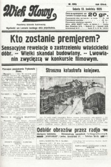 Wiek Nowy : popularny dziennik ilustrowany. 1929, nr 8343