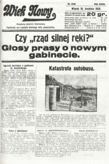 Wiek Nowy : popularny dziennik ilustrowany. 1929, nr 8345