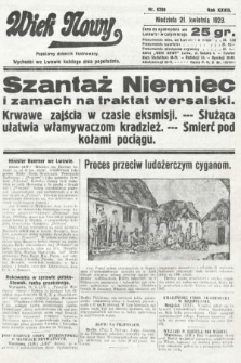 Wiek Nowy : popularny dziennik ilustrowany. 1929, nr 8350