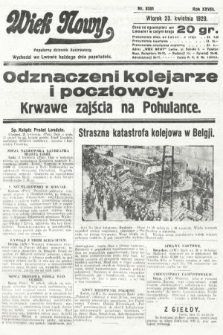 Wiek Nowy : popularny dziennik ilustrowany. 1929, nr 8351