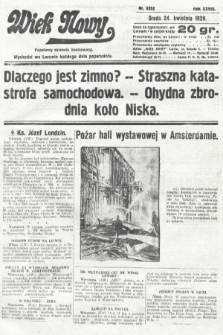 Wiek Nowy : popularny dziennik ilustrowany. 1929, nr 8352