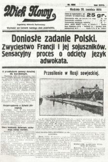 Wiek Nowy : popularny dziennik ilustrowany. 1929, nr 8356