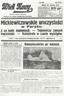 Wiek Nowy : popularny dziennik ilustrowany. 1929, nr 8357