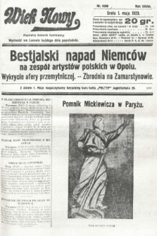 Wiek Nowy : popularny dziennik ilustrowany. 1929, nr 8358