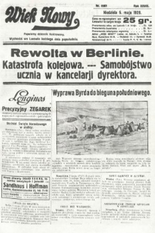 Wiek Nowy : popularny dziennik ilustrowany. 1929, nr 8361